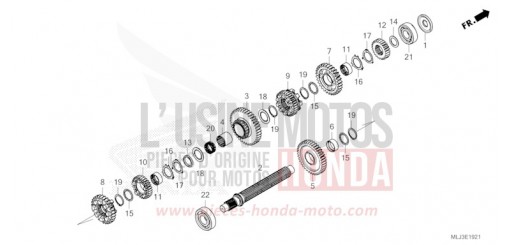 TRANSMISSION (COUNTERSHAFT) (DCT) GL1800BDP de 2023